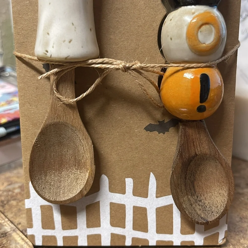 Mud Pie Ceramic Candy Scoop- Ghost Boo